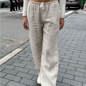 Anastasia Linen Pants Brandy Melville